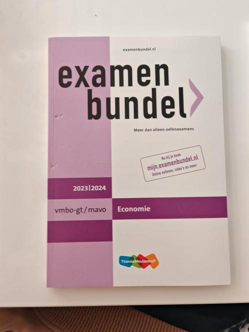 Examenbundel economie- vmbo-gt/mavo Economie 2023/2024, Boeken, Schoolboeken, Zo goed als nieuw, Economie, VMBO, Ophalen of Verzenden