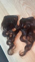 Hairextensions wave lichtbruin, Ophalen of Verzenden, Zo goed als nieuw