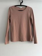 Top/longsleeve beige/oudroze H&M maat L, H&M, Beige, Maat 42/44 (L), Ophalen of Verzenden