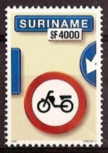 Suriname 1193 postfris Verkeersbord 2003 beschikbaar voor biedingen