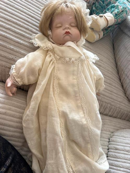 Antieke Porseleinen Babydoll Goldina, Antiek en Kunst, Antiek | Speelgoed, Ophalen of Verzenden