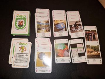 KNBLO Kwartetspel – 70 Jaar Vierdaagse Nijmegen – 1986 beschikbaar voor biedingen