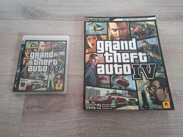 GTA 4 voor Playstation 3, met strategy Guide. beschikbaar voor biedingen