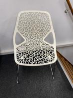 Design Stoel - Wit Kunststof, Huis en Inrichting, Stoelen, Kunststof, Wit, Ophalen of Verzenden, Zo goed als nieuw