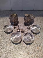 Vintage Chinees (ver)zilverd tafel attributen, Antiek en Kunst, Ophalen of Verzenden
