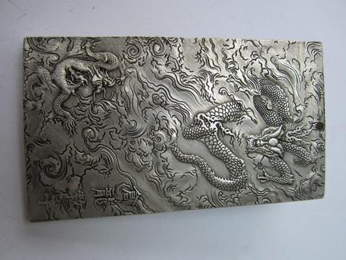Oud Chinees amulet van Tibet zilver 0781#, Antiek en Kunst, Kunst | Niet-Westerse kunst, Ophalen of Verzenden