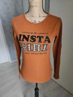 mooie bruine longsleeve maat 164  *k6*, Ophalen of Verzenden, Nieuw, Meisje, Shirt of Longsleeve
