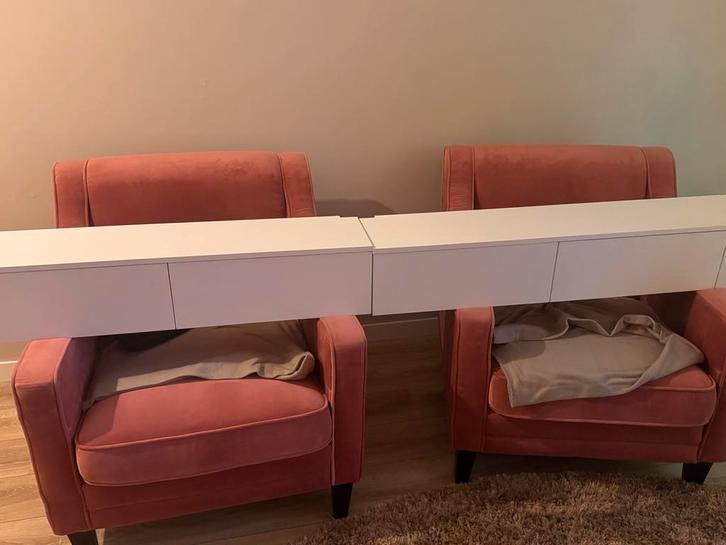 Twee Zwevende Japandi TV Meubels - 120cm, Huis en Inrichting, Fauteuils, Zo goed als nieuw, Hout, 100 tot 125 cm, Ophalen of Verzenden