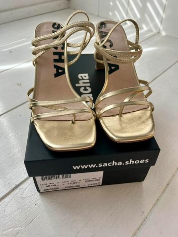 Sacha gouden sandalen, maat 40 beschikbaar voor biedingen