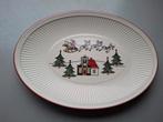 Wedgwood Windsor Christmas ovale serveer schaal 26x18 cm, Ophalen of Verzenden, Wedgwood, Porselein, Schaal of Schalen