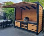 Buitenkeuken met overkapping, Tuin en Terras, Buitenkeukens, Ophalen of Verzenden, Nieuw, Houtskool