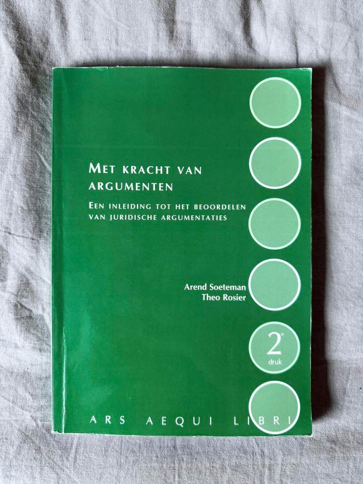 Met Kracht van Argumenten - Soeteman & Rosier, Boeken, Studieboeken en Cursussen, Zo goed als nieuw, WO, Alpha, Ophalen of Verzenden