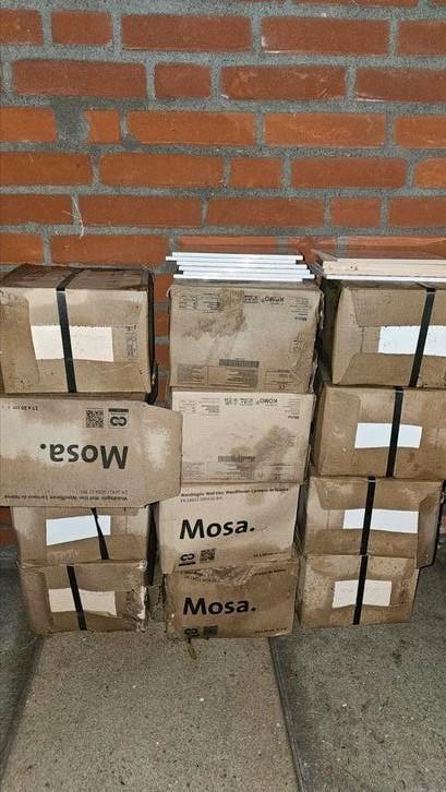 MOSA 15x20 Badkamer/WC wandtegels NIEUW, Doe-het-zelf en Verbouw, Tegels, Nieuw, Wandtegels, Keramiek, Minder dan 20 cm, 20 tot 40 cm