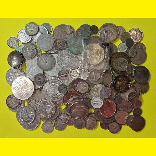 Wereld - Lot van 1 kg bruto zilveren munten 1850 t/m 2004, Postzegels en Munten, Munten | Europa | Niet-Euromunten, Setje, Overige landen