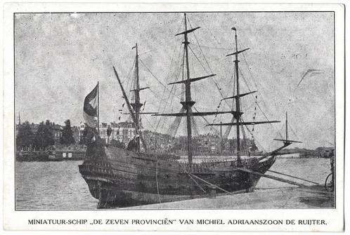 Miniatuur-Schip "De Zeven Provinciën", Verzamelen, Ansichtkaarten | Themakaarten, Ongelopen, 1920 tot 1940, Overige thema's, Verzenden