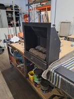 Nieuwe inbouw gelhaard met haardblok - 60x60x30cm, Huis en Inrichting, Haarden, Ophalen