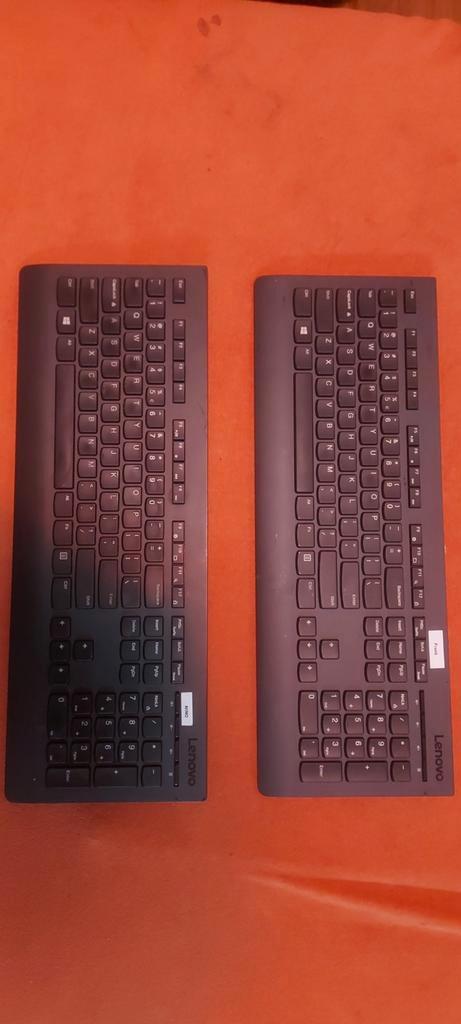 2x Lenovo professional wireless keyboard - bluetooth, Computers en Software, Toetsenborden, Gebruikt, Qwerty, Draadloos, Multimediatoetsen