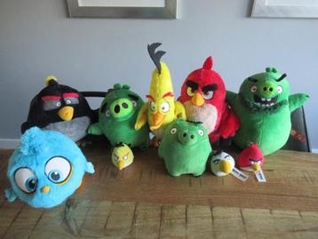 10 x verschillende collectors item knuffel van Angry Bird beschikbaar voor biedingen