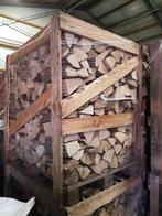 droog haardhout kachelhout stookhout kratten beuken eiken, Ophalen of Verzenden, Blokken, 6 m³ of meer, Beukenhout