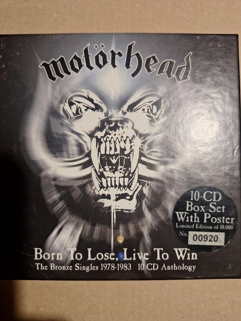 Motorhead: The bronze singles 1978 - 1983 10 cd box + poster, Verzenden, Zo goed als nieuw
