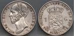 Mooie 1 gulden 1848 Willem 2, 1 gulden, Verzenden, Zilver, Losse munt