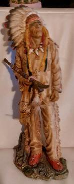 Decoratief Indianenbeeld - 43 cm hoog, Ophalen of Verzenden