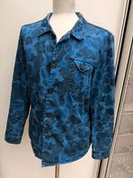 Scotch & Soda Camouflage Overhemd, Kleding | Heren, Overhemden, Blauw, Zo goed als nieuw, Scotch & Soda, Halswijdte 39/40 (M)
