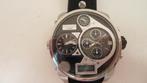 Stoer Diesel XL Horloge, Overige merken, Leer, Staal, Polshorloge
