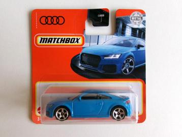 2020 Audi TT RS Coupé blauw Matchbox (NIEUW) beschikbaar voor biedingen
