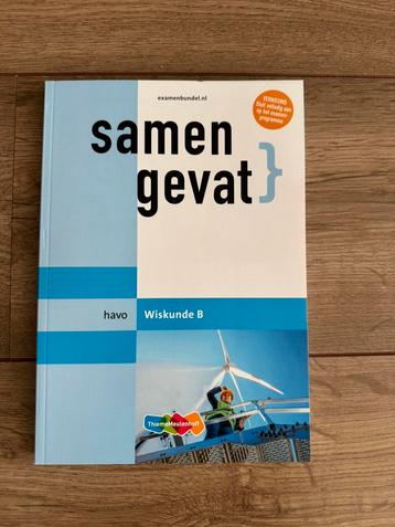 Samengevat Wiskunde B HAVO beschikbaar voor biedingen