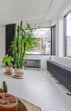 Mat Zwarte Industriële Radiator - 3,20m - 70 Ribben, 30 tot 80 cm, Gebruikt, Radiator, 150 cm of meer