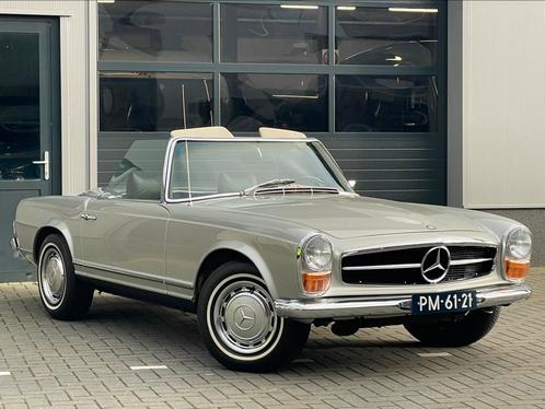 Mercedes Benz 280 SL Automaat Cabrio, 1970. In top staat, Auto's, Oldtimers, Bedrijf, Lederen bekleding, Mercedes-Benz, Benzine