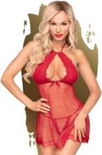 Jurkje met String - XL, Kleding | Dames, Ondergoed en Lingerie, Penthouse, Ophalen of Verzenden, Rood, Setje