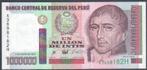 Peru 1.000.000 Intis 1990  Hipólito Unanue, Verzenden, Zuid-Amerika, Los biljet