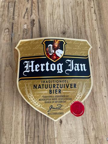 Sticker Hertog Jan logo etiket 40x40cm beschikbaar voor biedingen