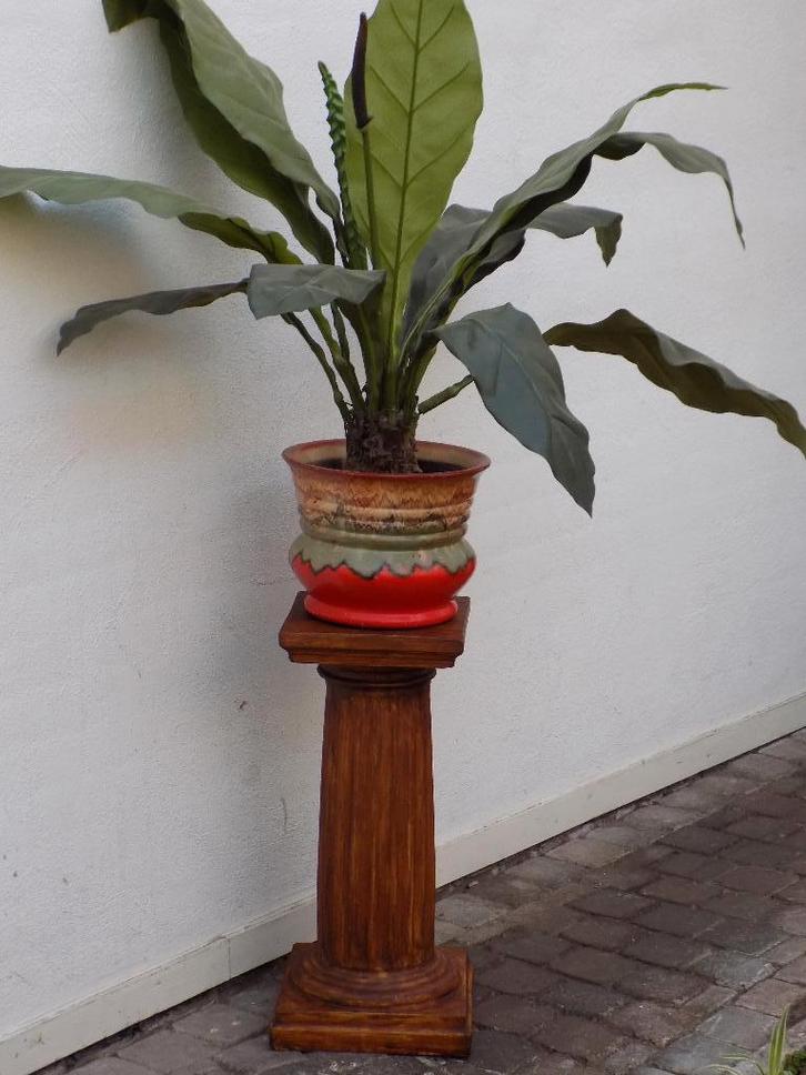 Zuil piedestal planten tafel etagiere sokkel lamp vaas, Huis en Inrichting, Woonaccessoires | Zuilen en Pilaren, Gebruikt, Ophalen