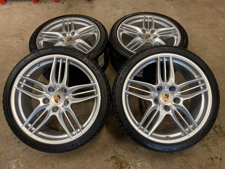 ❄️ 20 inch originele velgen + winterbanden Porsche 911 991, Auto-onderdelen, Banden en Velgen, Banden en Velgen, Winterbanden