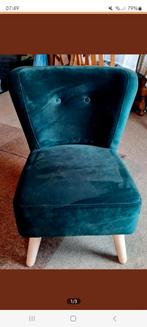 Velvet groen, Huis en Inrichting, Banken | Sofa's en Chaises Longues, Ophalen, Zo goed als nieuw