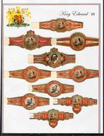 King Edward V11    10 banden, Verzamelen, Rookartikelen, Aanstekers en Luciferdoosjes, Ophalen of Verzenden, Gebruikt, Sigarenbandjes