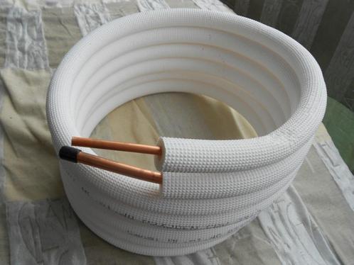 Airco koperen geisoleerde twinleiding 1/4 en 3/8 lengte 3m', Auto-onderdelen, Airco en Verwarming, Nieuw, Ophalen