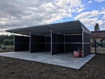Paardenboxen,buitenboxen,buitenstal,buitenstalling,stallen, beschikbaar voor biedingen