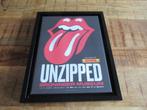 UNZIPPED The Rolling Stones Tong poster Canvas schilderij, Nieuw, Ophalen of Verzenden, Poster, Artwork of Schilderij