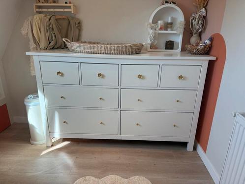 Ikea Hemnes Commode met 8 Lades/ Ladenkast, Kinderen en Baby's, Kinderkamer | Commodes en Kasten, Gebruikt, Commode, 90 tot 105 cm