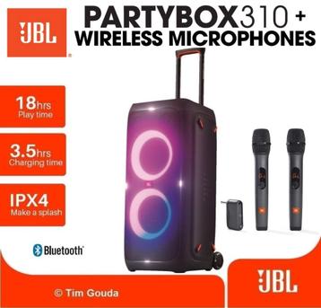 ✅ JBL Partybox 310 + Wireless Microfoon set - NIEUW