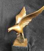 Bronzen vogel/duif Coenrad/gestempeld zuiver Art Deco brons, Antiek en Kunst, Kunst | Beelden en Houtsnijwerken, Ophalen of Verzenden