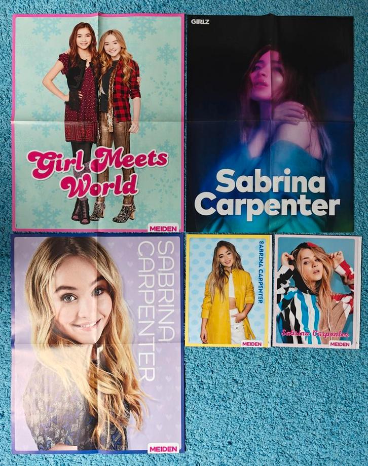 Sabrina Carpenter posters, Verzamelen, Posters, Nieuw, Muziek, Rechthoekig Staand, Ophalen of Verzenden