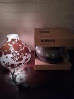 2x Koppar Lampen - 1 Nieuw in Verpakking, Huis en Inrichting, Lampen | Hanglampen, Ophalen of Verzenden, Zo goed als nieuw, Glas