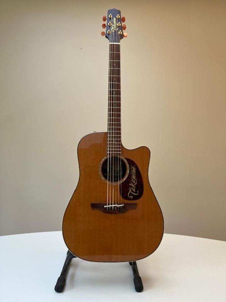 Takamine Tan 15C, Muziek en Instrumenten, Snaarinstrumenten | Gitaren | Akoestisch, Zo goed als nieuw, Western- of Steelstringgitaar