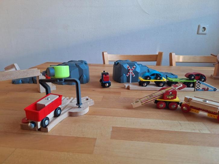 Voor bij de houten treinbaan, Kinderen en Baby's, Speelgoed | Thomas de Trein, Ophalen of Verzenden