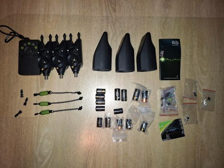 Nash Siren R3 3+1 groen beetmelderset + accessoires, Watersport en Boten, Hengelsport | Karpervissen, Zo goed als nieuw, Overige typen